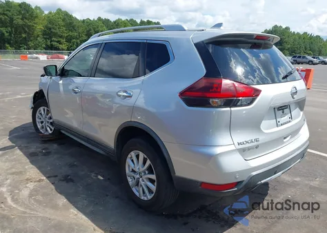 2019 Nissan Rogue Sv из США, поврежденный, VIN KNMAT2MV7KP504438